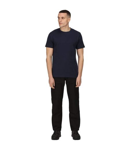 Mens Cotton Soft Touch T-shirt Navy Regatta Professional