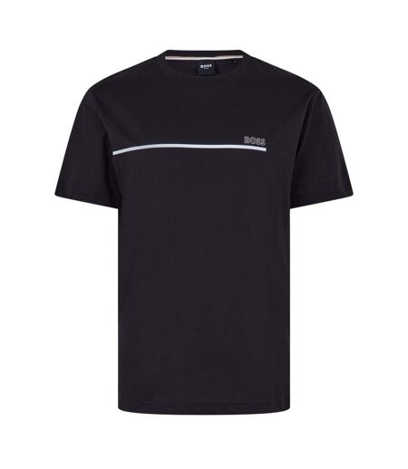 Mens Logo Regular T-shirt Black Boss