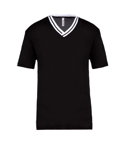 Proact - T-shirt UNIVERSITY - Adulte (Noir / blanc) - UTPC3546