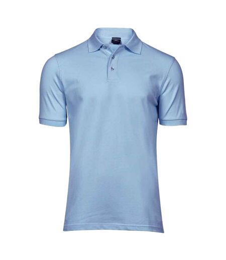 Polo luxury homme bleu clair Tee Jays