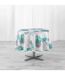 Nappe Antitache Ronde Peachy 180cm Bleu & Rose-1