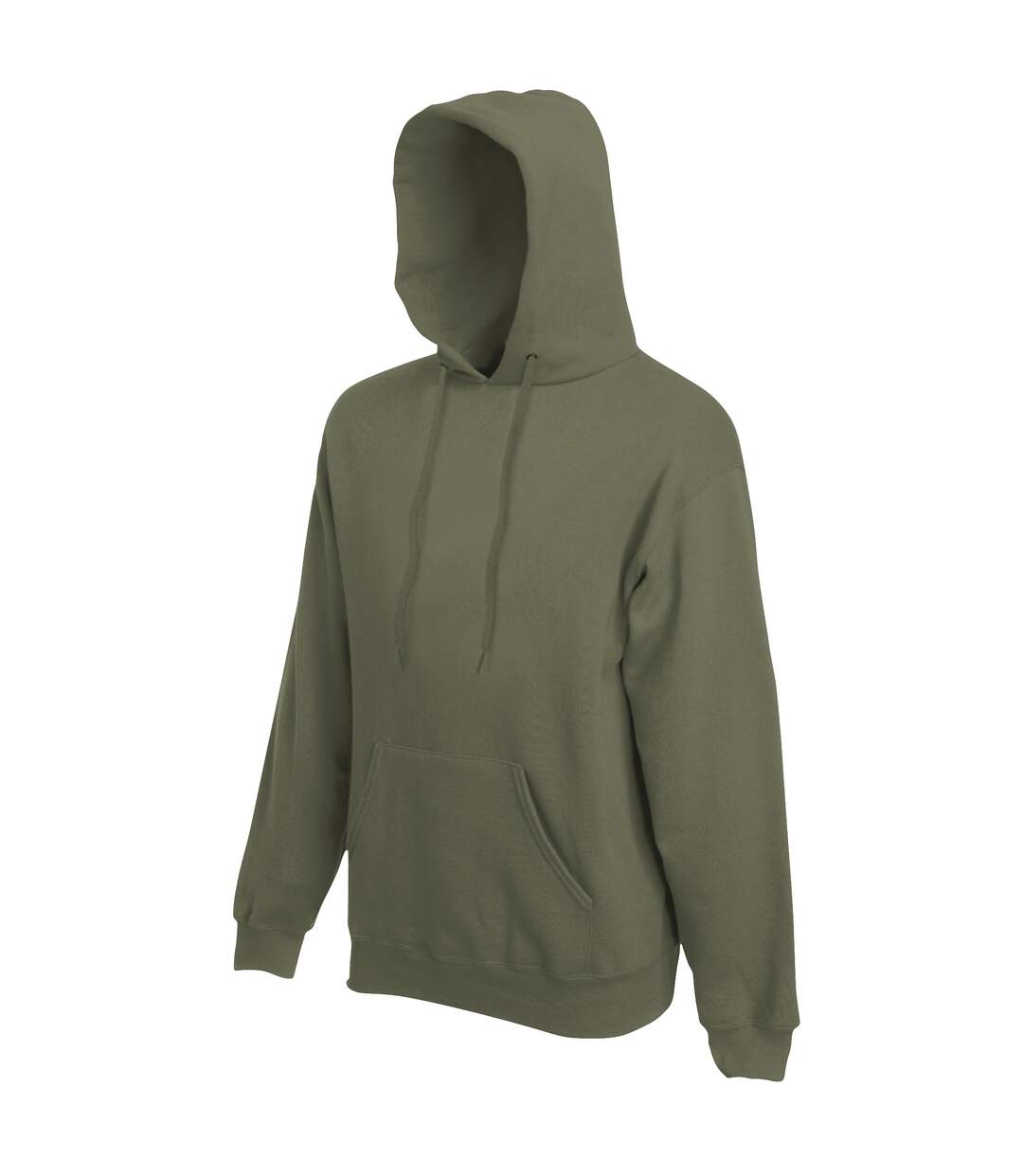 Sweatshirt à capuche homme olive Fruit of the Loom