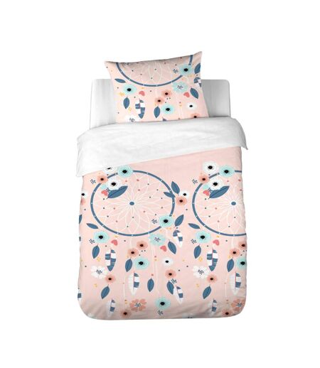 Parure de lit enfant Attrape-rêves - 100% coton adouci 57 fils - 140 x 200 cm