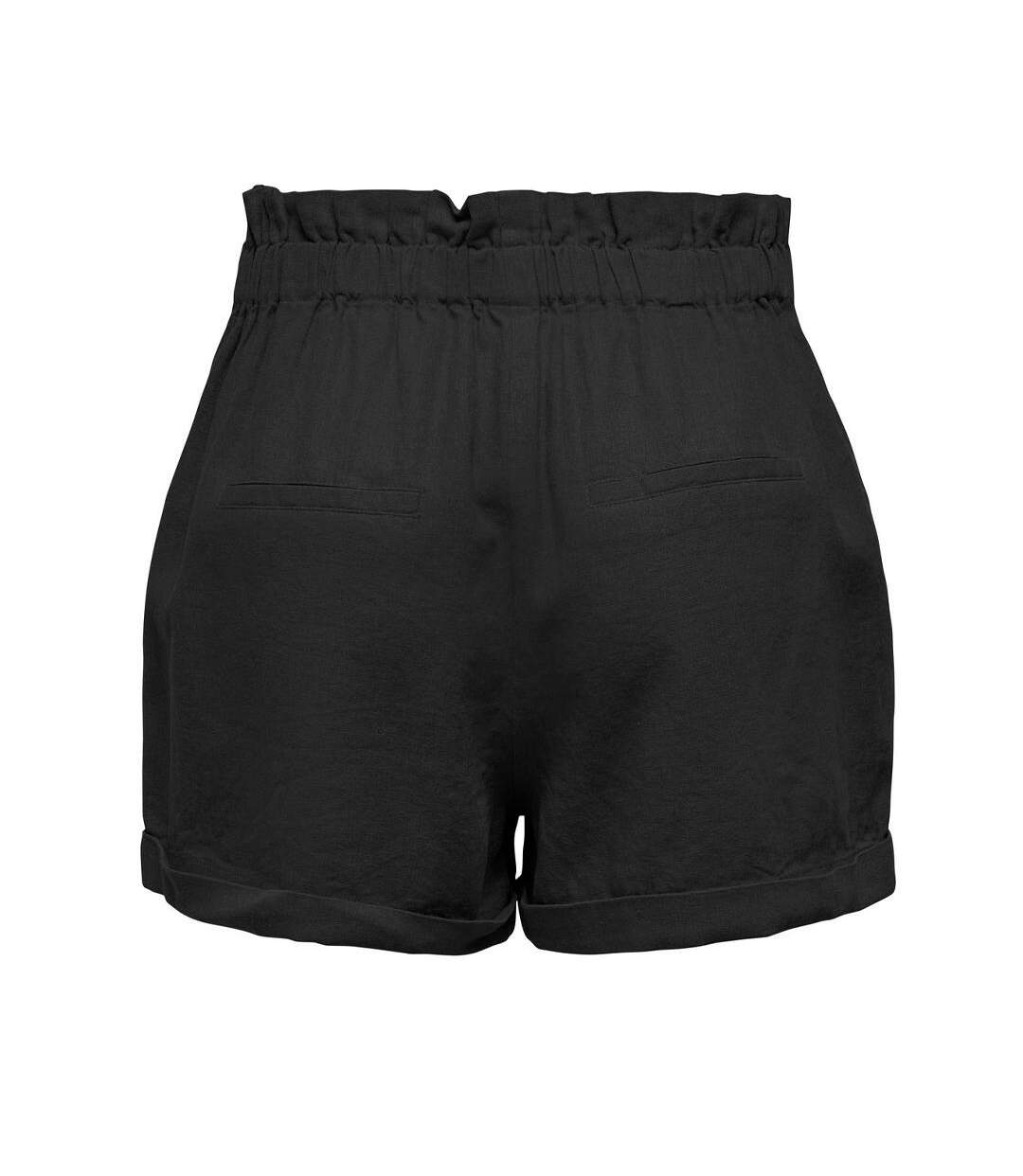 Short noir femme only rita lurex-2