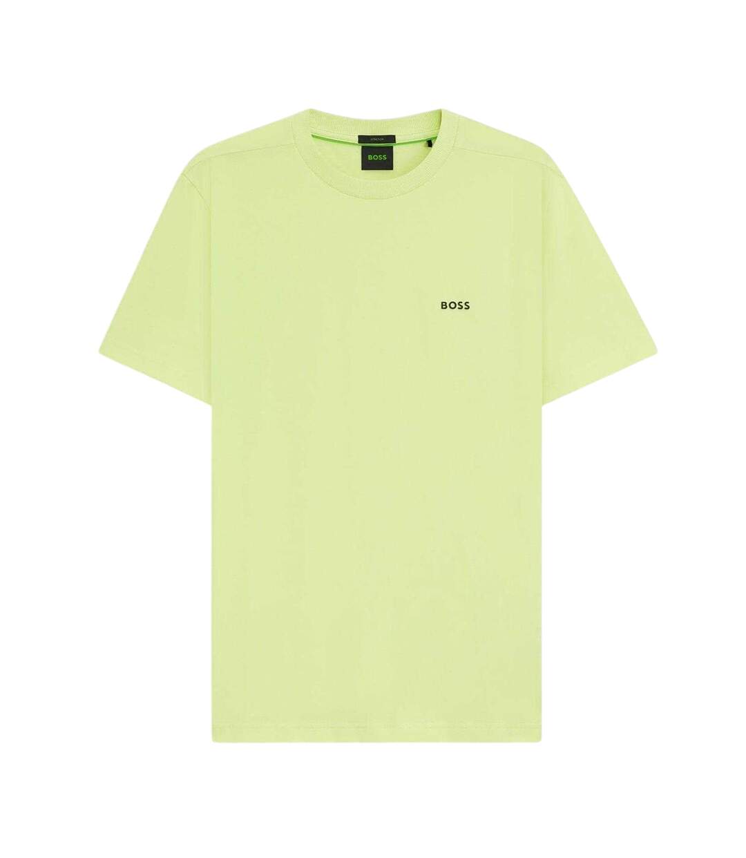 T-shirt Motif/style Logo Homme Citron Vert Boss-1