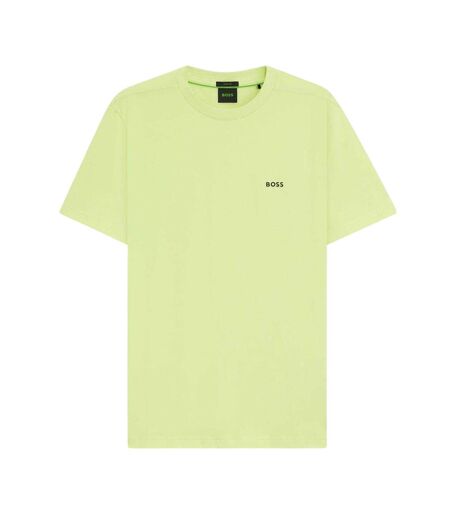 T-shirt Motif/style Logo Homme Citron Vert Boss