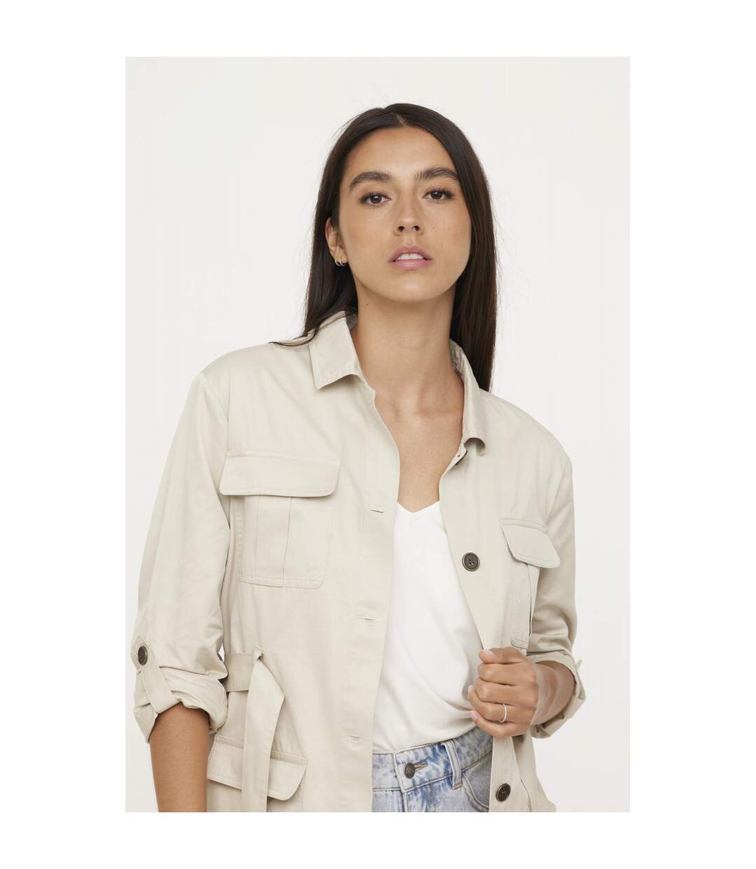 Veste manches longues coton regular FASIA-4