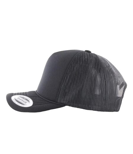 Casquette Trucker À Visière Incurvée En Mousse Noir Flexfit