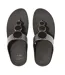 Sandales Motif/style Cercle Halo Femme Noir Étain FitFlop-4