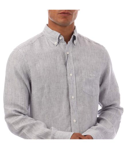Chemise Style À Rayures Homme Blanc Gant