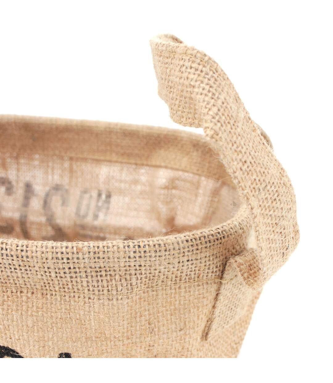 Panier de rangement 4L en jute avec anses-2