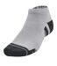 Pack Of 3  Unisex Adult Performance Tech Ankle Socks  Black Grey White Under Armour-3