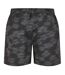 Mens Blurred Floral Regular Swim Shorts Black Jack Wills-2