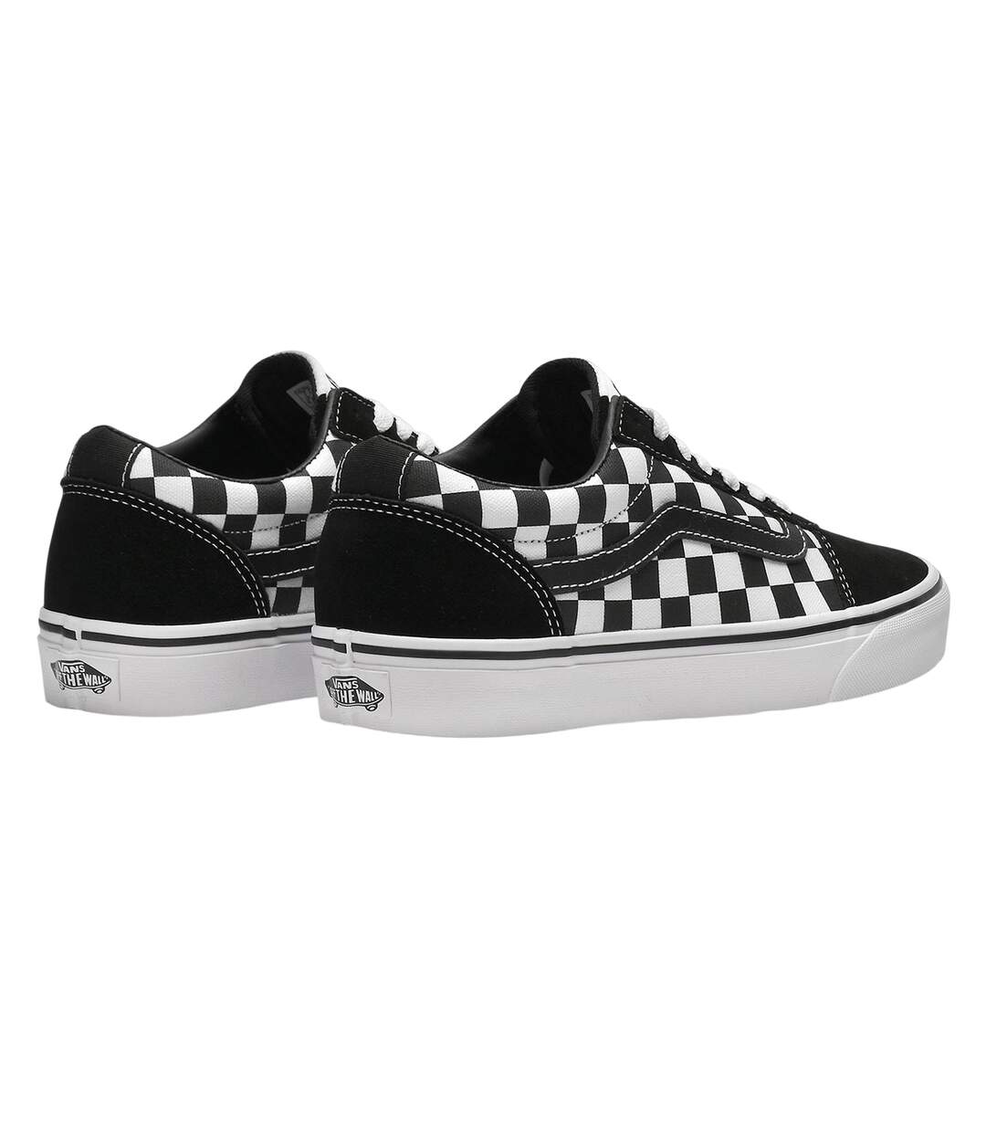 Baskets Motif/style À Carreaux Ward Femme Noir Blanc Vans-2