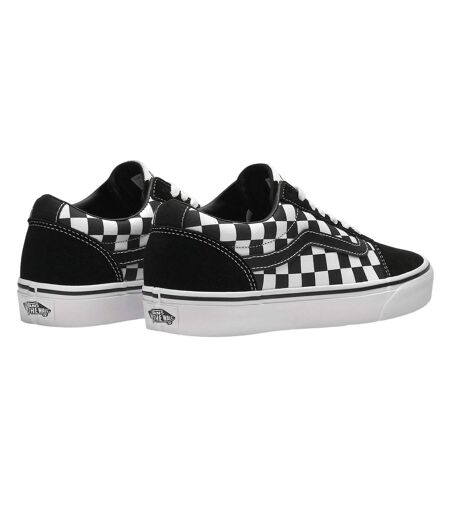 Baskets Motif/style À Carreaux Ward Femme Noir Blanc Vans