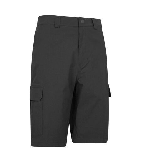 Mens delta stretch cargo shorts black Mountain Warehouse