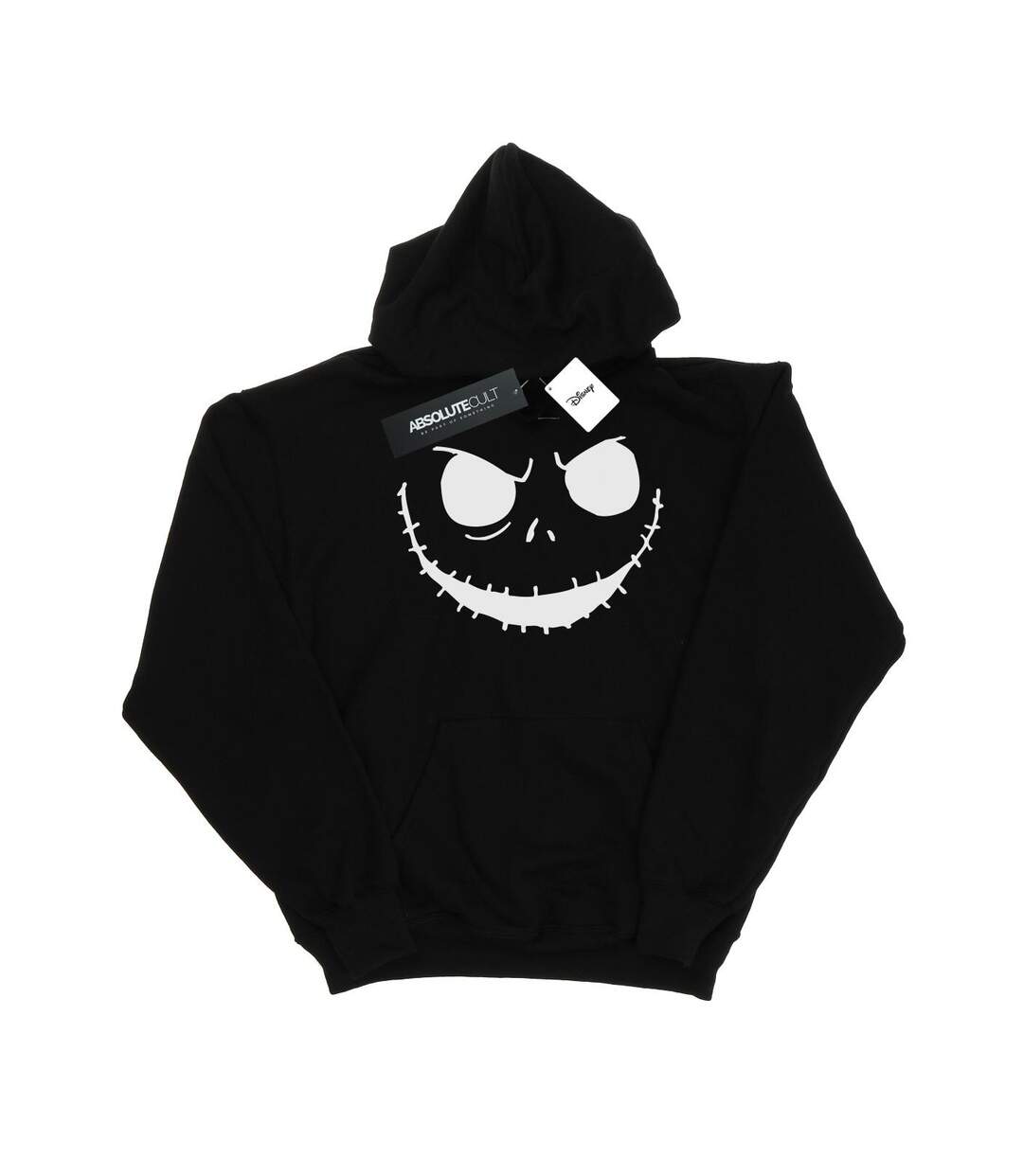 Disney Sweat à capuche à visage de Jack de Nightmare Before Christmas - Femmes/Ladies (Noir) - UTBI12234-1