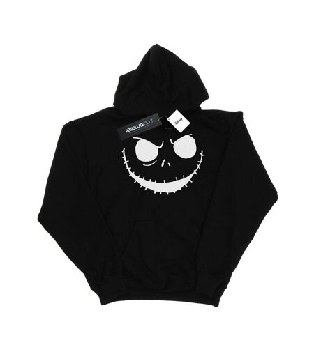 Disney Sweat à capuche à visage de Jack de Nightmare Before Christmas - Femmes/Ladies (Noir) - UTBI12234