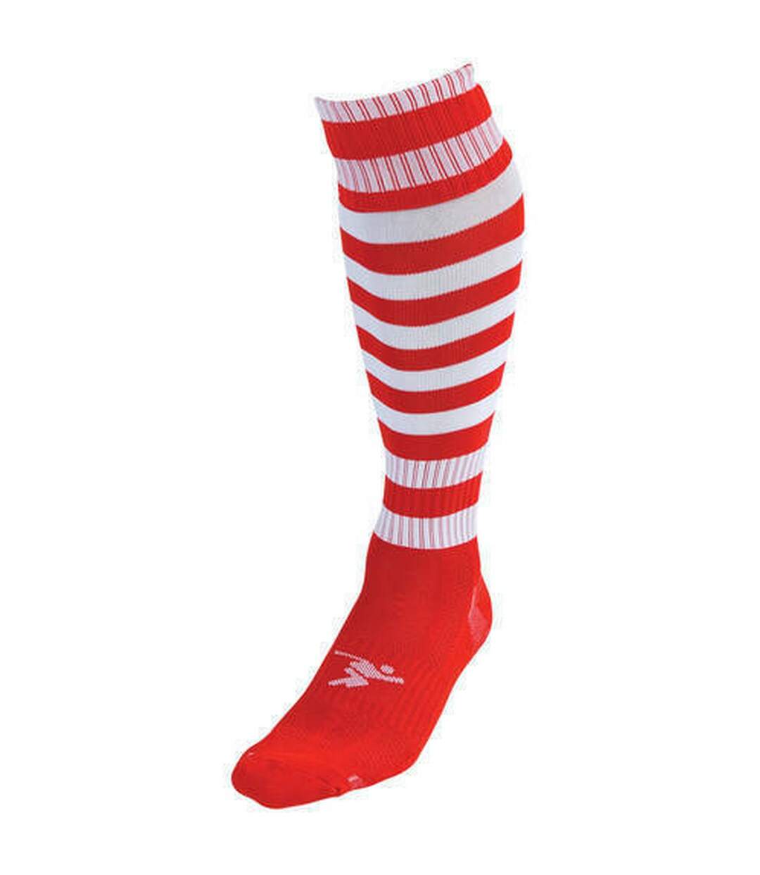 Unisex adult pro hooped football socks red/white Precision-1