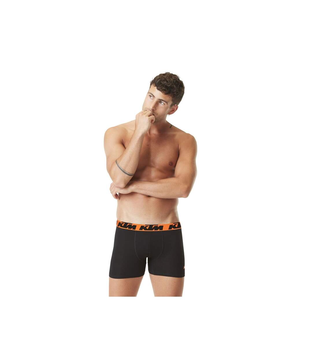 Lot de 4 boxers en coton homme Ktm