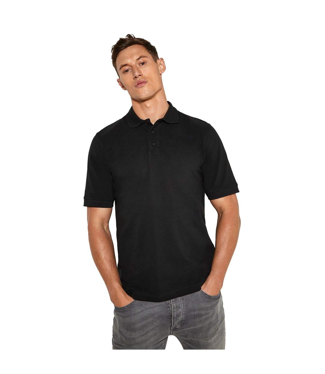 Polo Klassic Homme Noir Kustom Kit-1