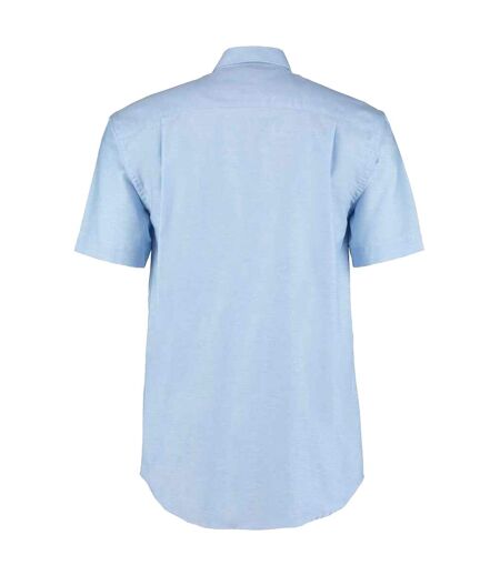Chemise Manches Courtes Travail Homme Bleu Clair Kustom Kit