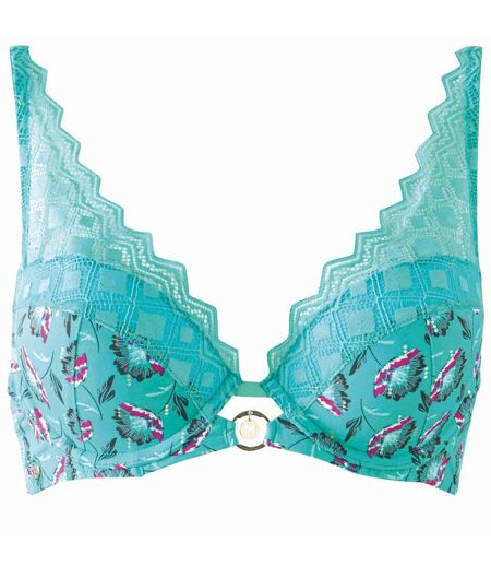 Soutien-gorge ampliforme coque moulée vert Suzon