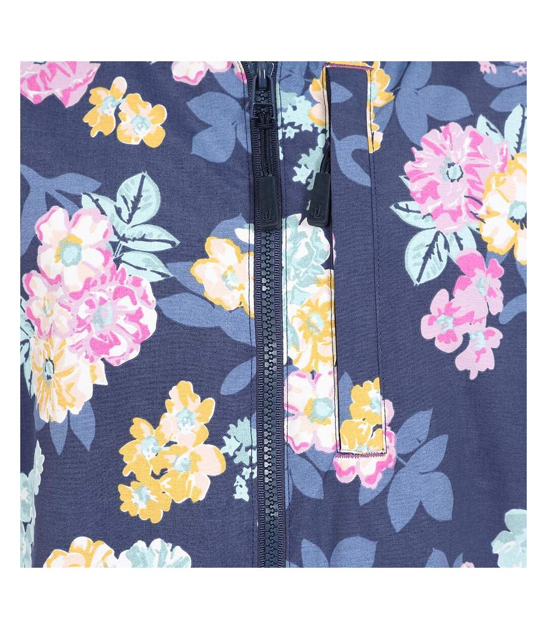 Veste Imperméable Motif/style Fleurs Femme Bleu Marine Rose Jaune Lazy Jacks-4