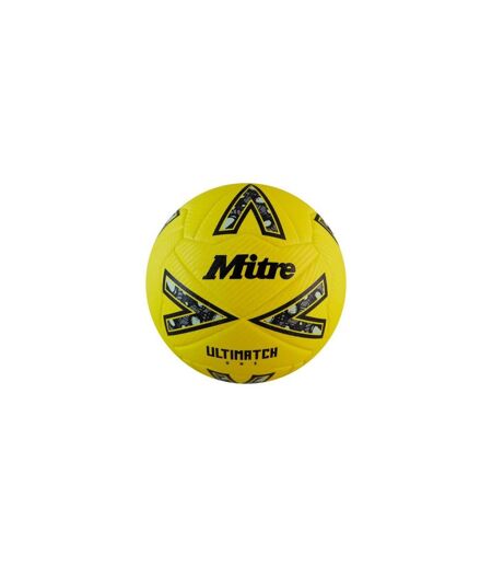 Ballon de foot ultimatch one taille 4 jaune / noir / gris Mitre