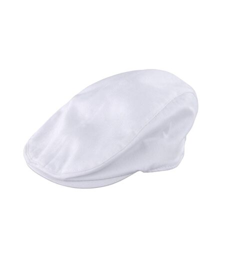 Casquette plate blanc Result Headwear