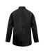 Unisex Adult Long-sleeved Chef Jacket Black Premier-2