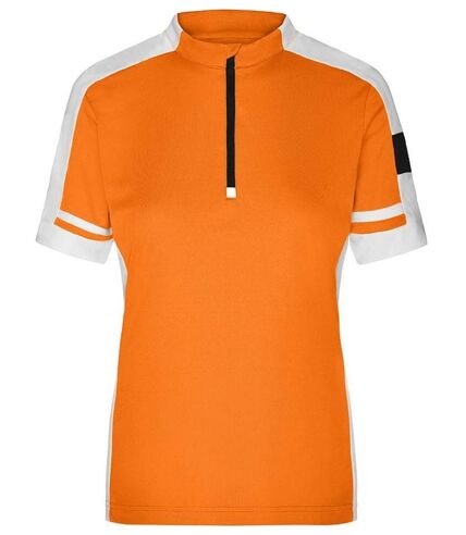 maillot cycliste - femme - JN451 - orange
