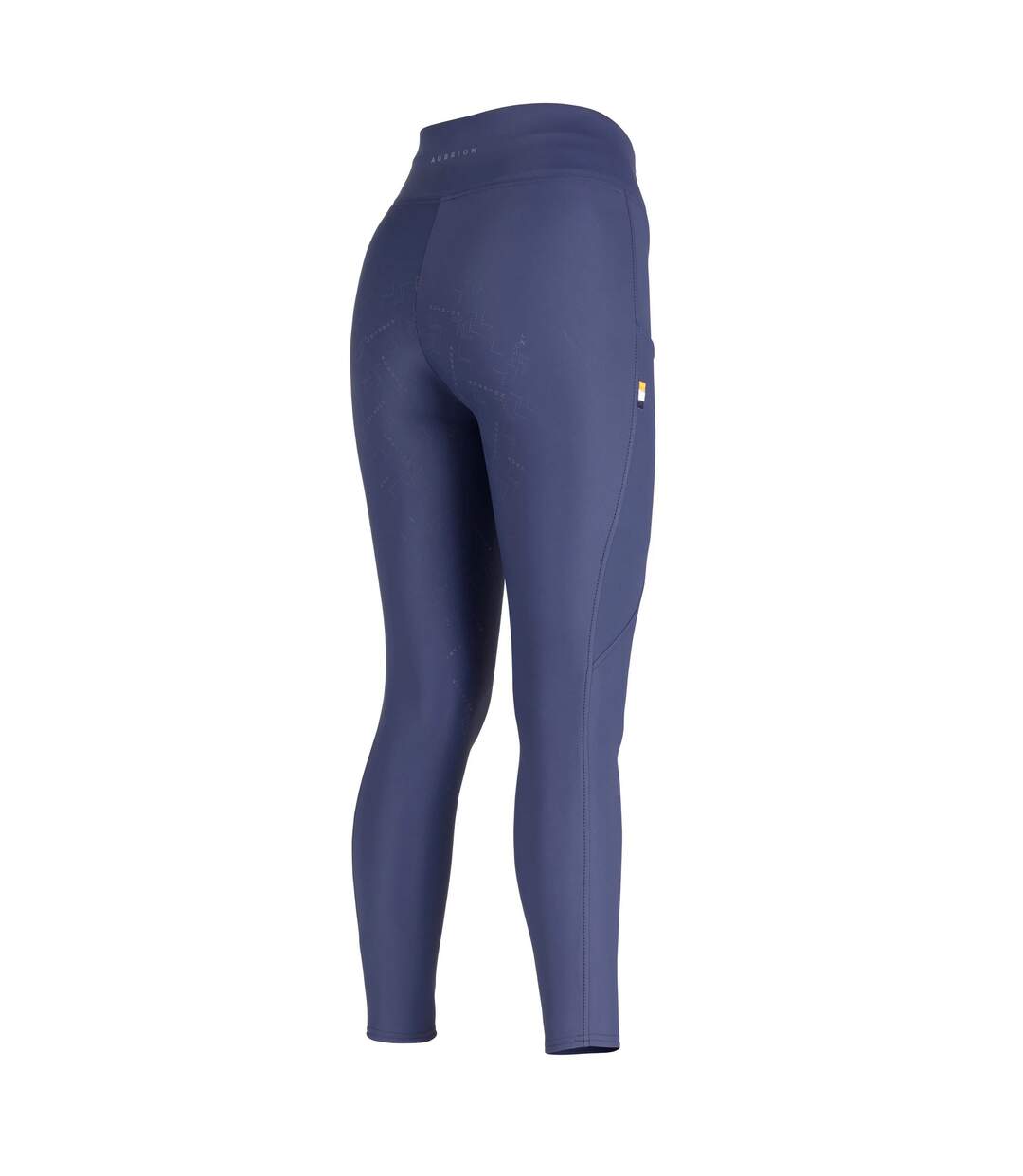Womens/ladies Optima Horse Riding Tights Navy Aubrion-2