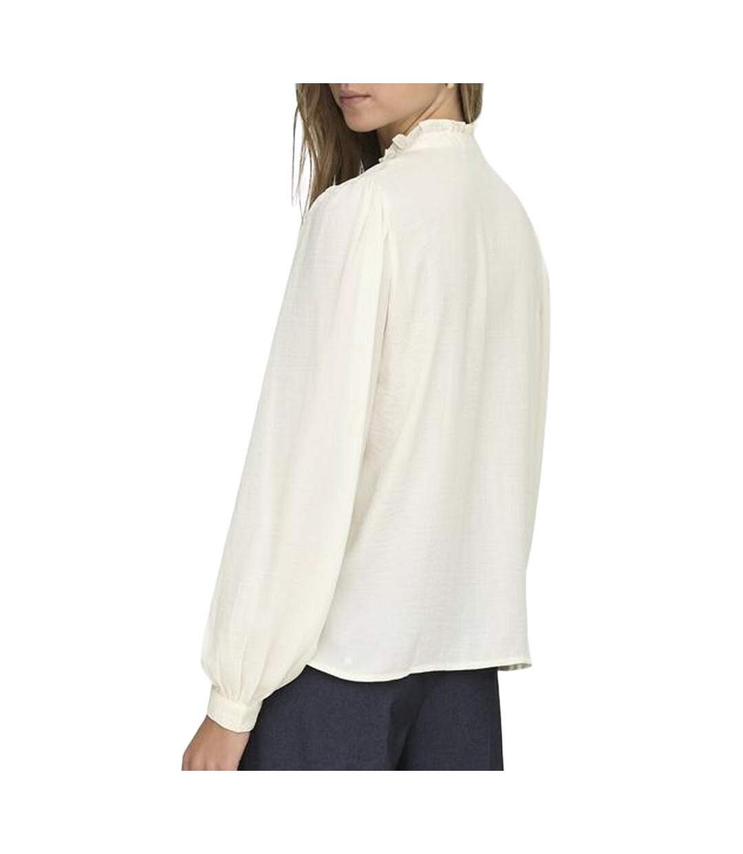 Chemise écru femme jdy ellis-2