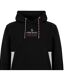 Mens Munich Lettering Print Hoodie Jet Black Luke-3