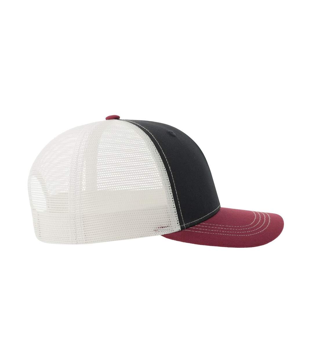 Casquette Trucker Motif/style 6 Panneaux Sonic-s Adulte Bleu Marine Bordeaux Blanc Atlantis Headwear-4