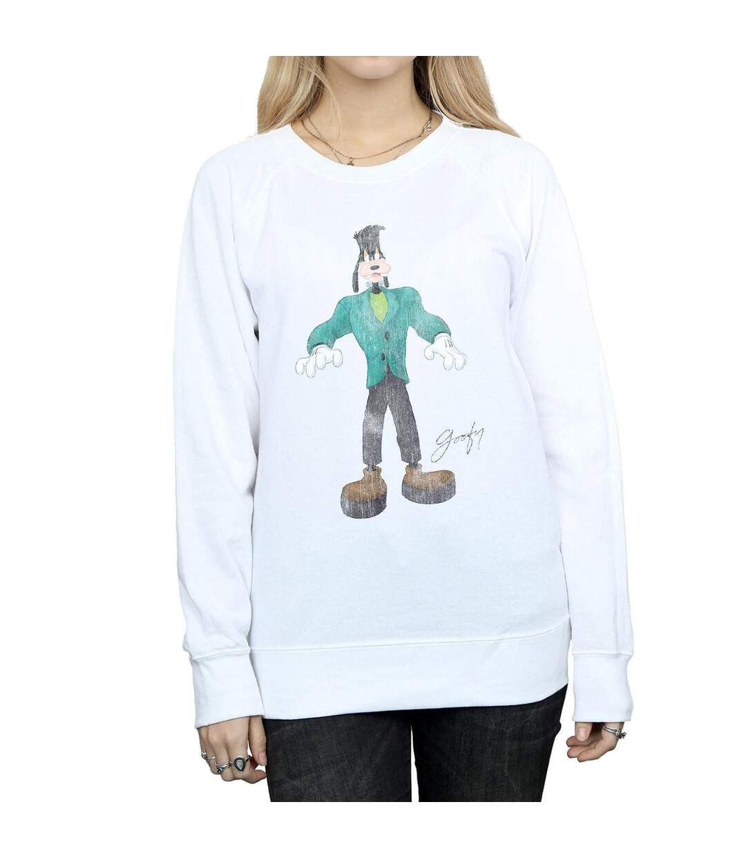 Disney - Sweat FRANKENSTEIN GOOFY - Femme (Blanc) - UTBI9061-3