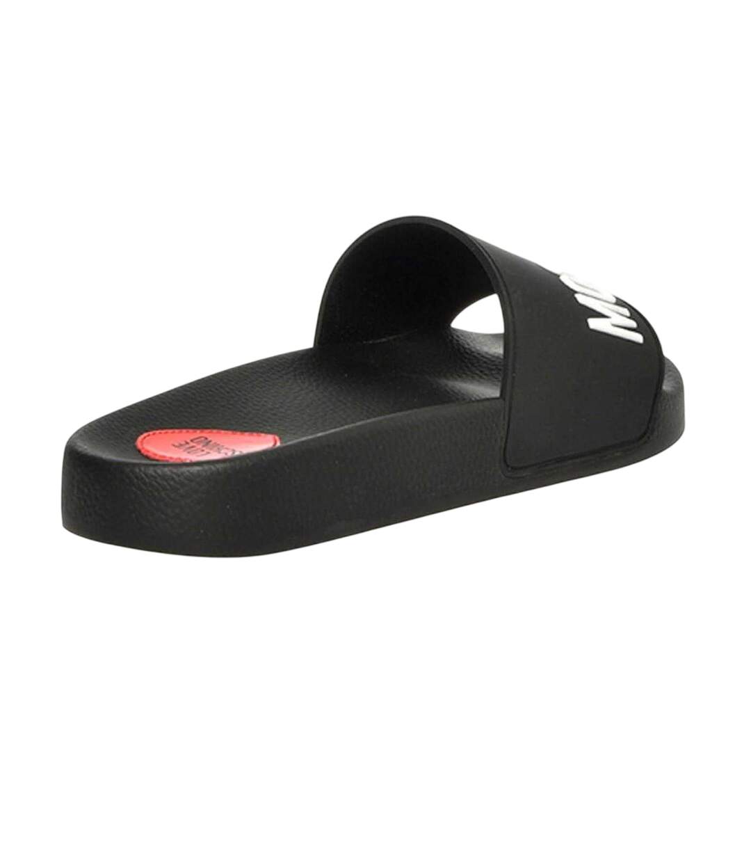 Claquettes Motif/style En Relief Femme Noir Love Moschino-2