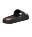 Claquettes Motif/style En Relief Femme Noir Love Moschino-2