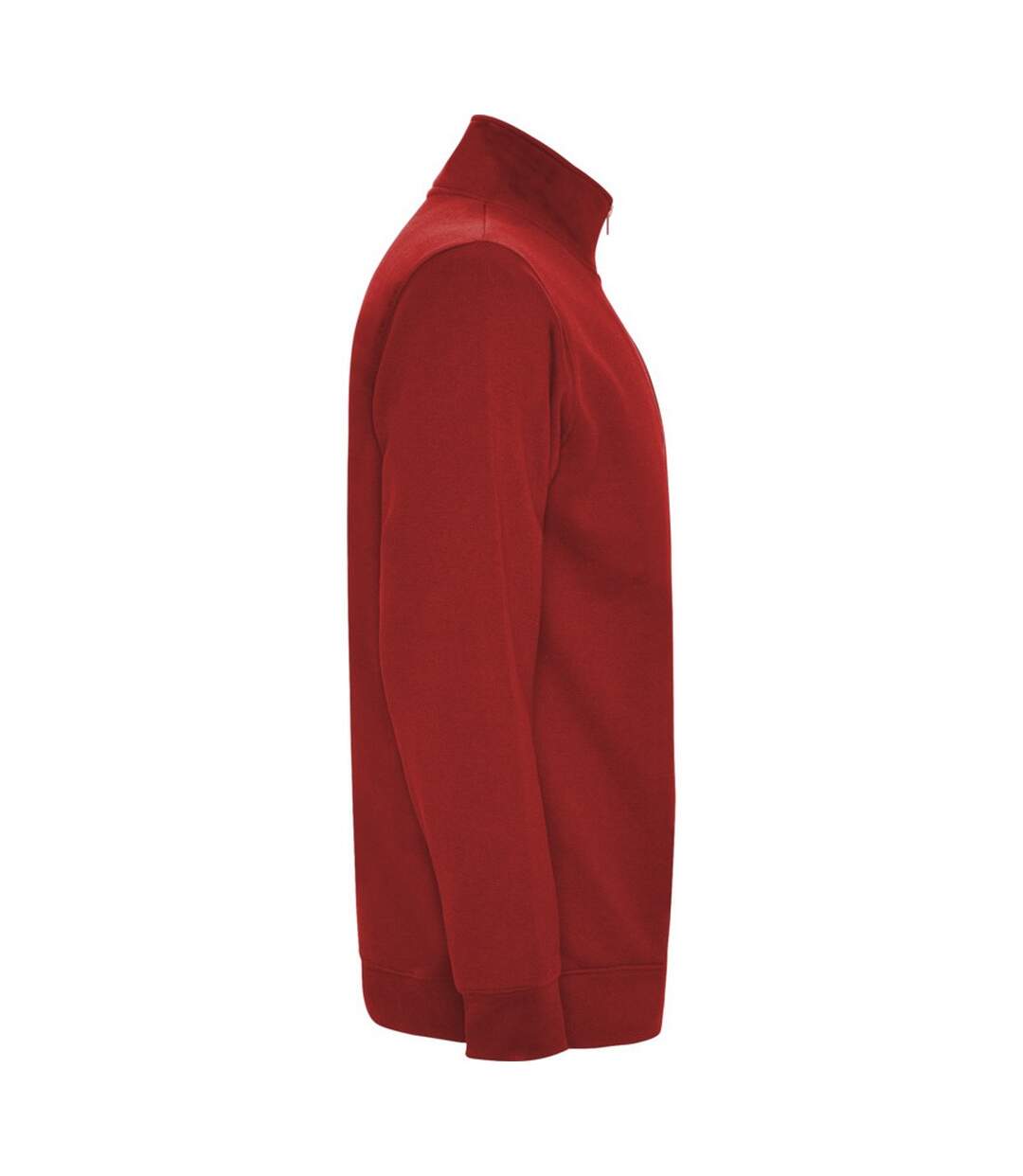 Mens aneto quarter zip sweatshirt red Roly