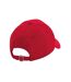 Casquette authentic adulte rouge Beechfield