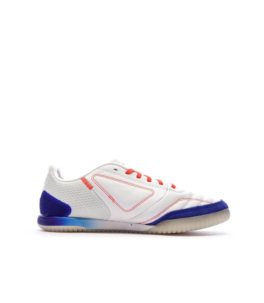 Chaussures de futsal blanches/bleu homme adidas sala-2