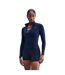 Womens/ladies Full Zip Training Performance Jacket Midnight Navy Nike-2