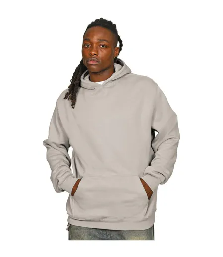 Mens Ringspun Cotton Tall Oversized Hoodie Stone Casual Classics