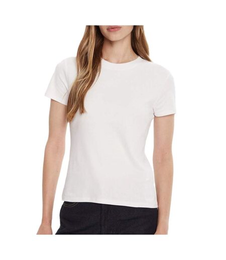 T-Shirt blanc femme calvin klein jeans supima
