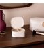 Boîte à Bijoux en Velours Enya 11cm Beige-5