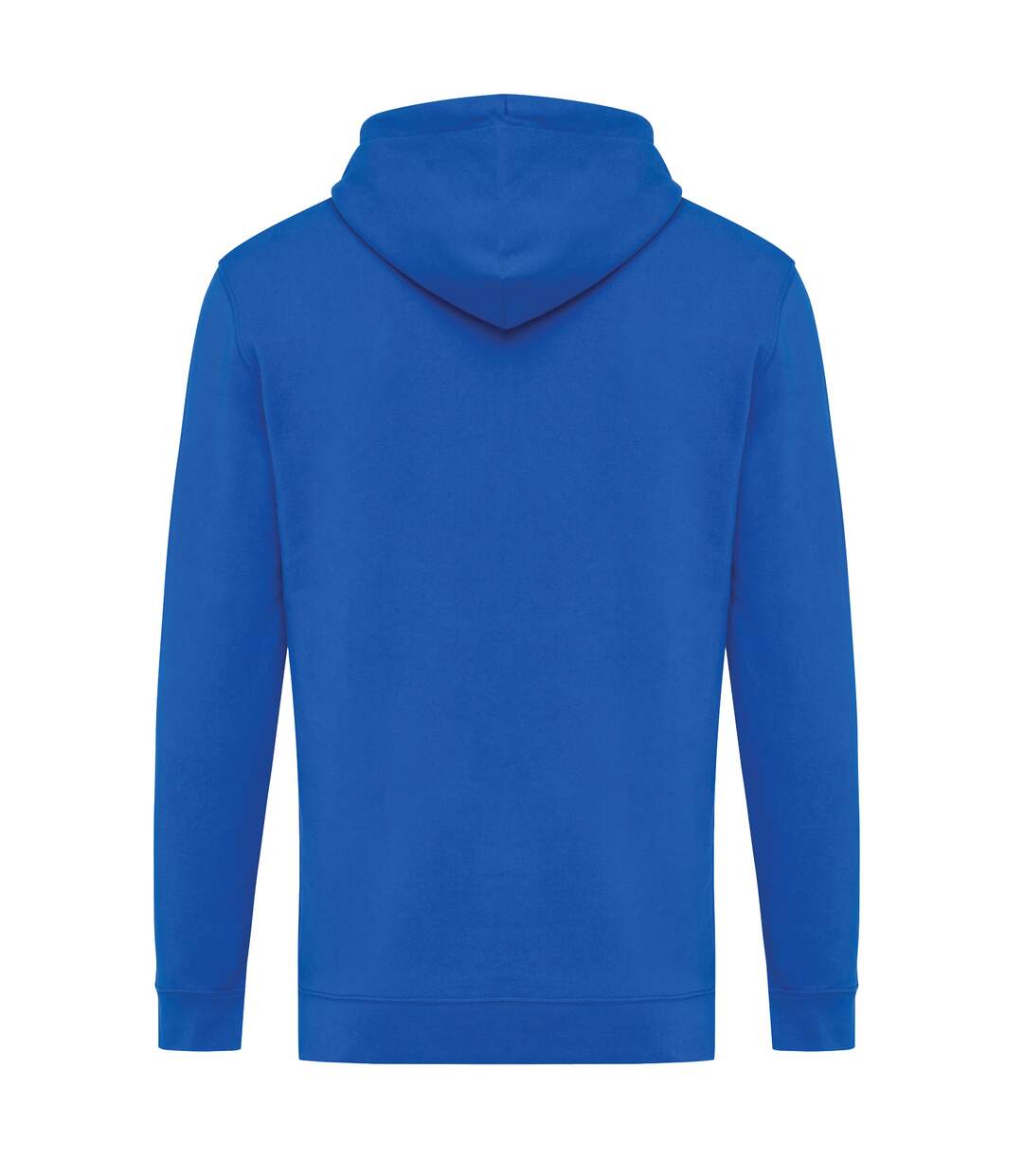 Unisex adult jasper recycled cotton hoodie royal blue Iqoniq-2