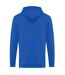 Unisex adult jasper recycled cotton hoodie royal blue Iqoniq-2