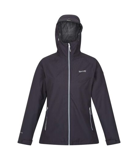 Regatta Womens/Ladies Raddick Logo Waterproof Jacket (Seal Grey) - UTRG9526