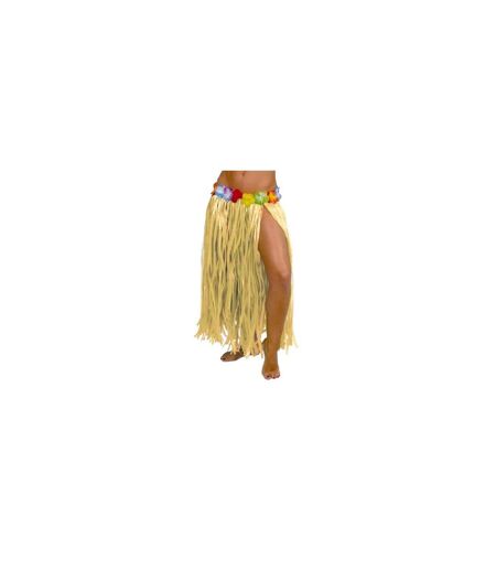 Jupe De Déguisement Motif/style Fleurs Hawaiian Femme Beige Fiestas Guirca